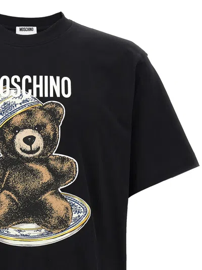 Moschino T-shirt With Print In Black