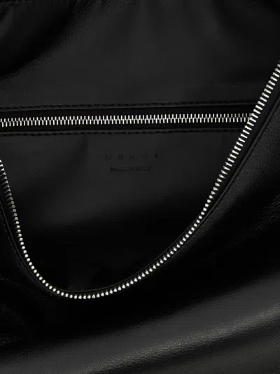 Marni Small Dot Hobo Shoulder Bag In Black