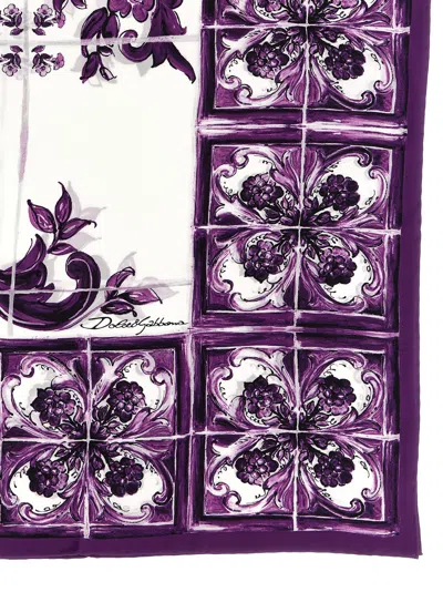 Dolce & Gabbana Maiolica Print Scarf