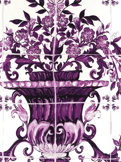 Dolce & Gabbana Maiolica Print Scarf