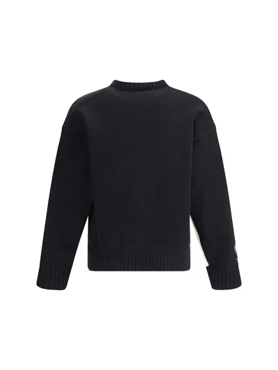 Dsquared2 Crew Neck Sweater With Bold Intarsia Pattern
