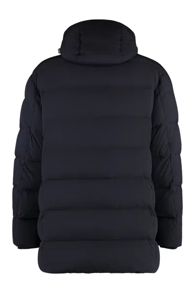 Moorer 'gorner' Down Jacket In Blue