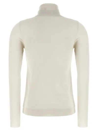 Brunello Cucinelli Sparkling Turtleneck Sweater In White