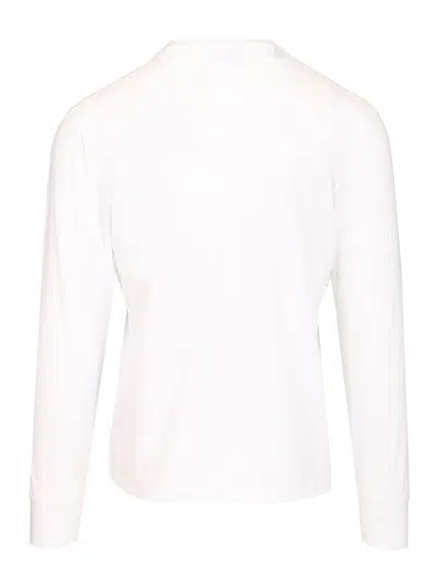 Tom Ford White Stretch Cotton Blend T-shirt