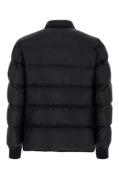 Tom Ford "techno Satin" Padded Jacket In Black
