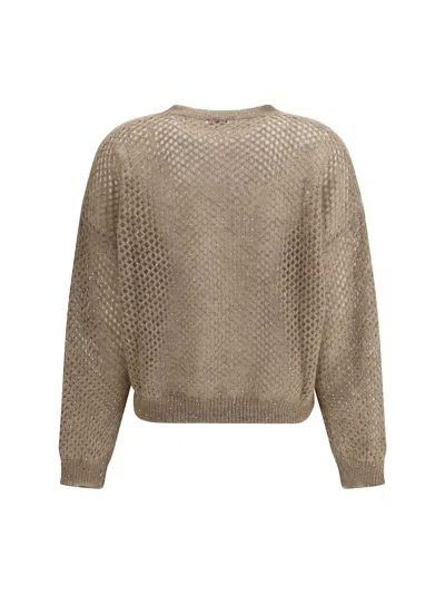 Brunello Cucinelli Women Perforated Sweater