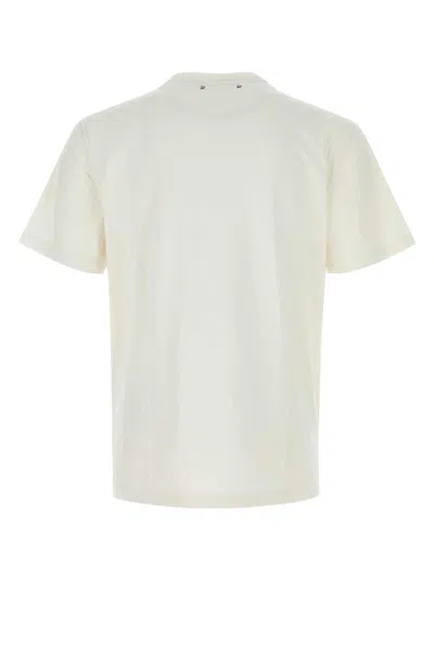 Golden Goose Journey Ms T-shirt Regular Light Cotton Jersey With Print In Neutral