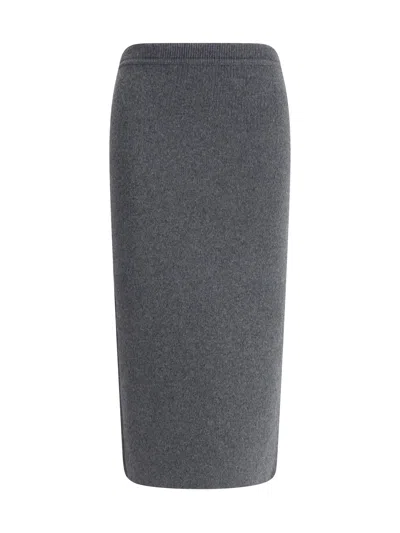 Tom Ford Women Cashmere Skirt In Gray