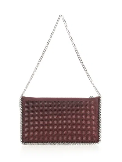 Stella Mccartney Falabella Clutch With Hotfix Crystals