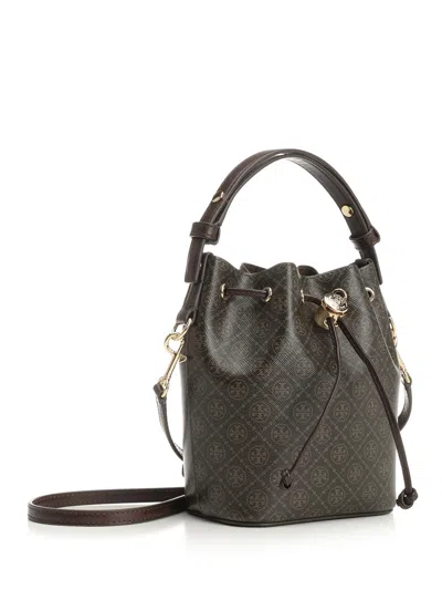 Tory Burch T Monogram Mini Bucket Bag