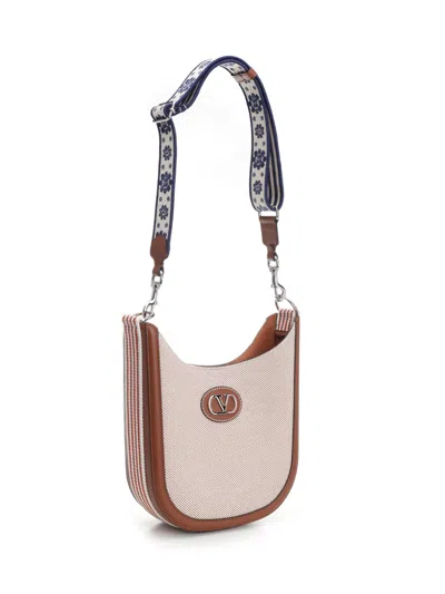 Valentino Garavani Antibes Medium Shoulder Bag With Adjustable Strap In Brown