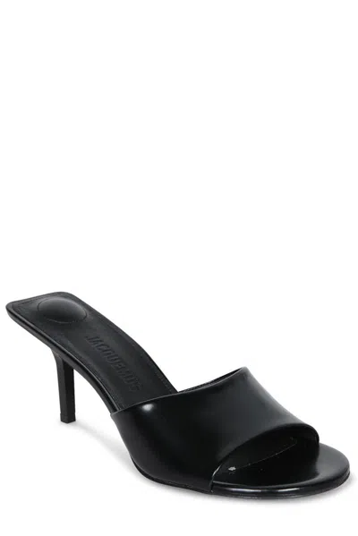 Jacquemus Cubisto Mules In Black