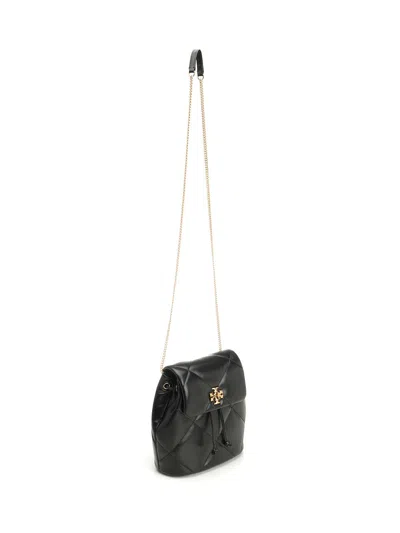Tory Burch Mini Kira Diamond Backpack In Black Leather
