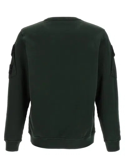 Stone Island Logo Patch Pullover Sweatshirt