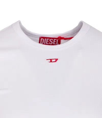 Diesel T-bunny-tail T-shirt In White