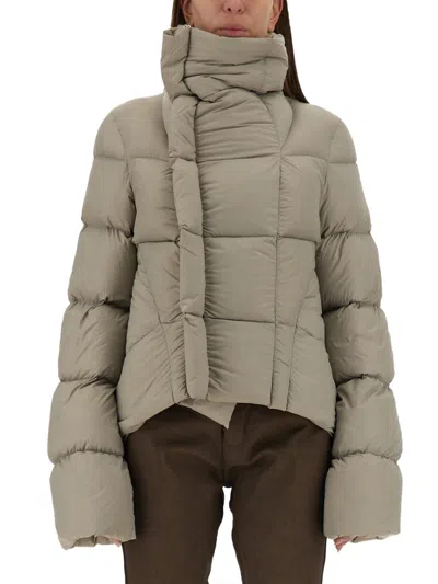 Rick Owens Naska Short Duvet In Gray