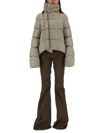 Rick Owens Naska Short Duvet In Gray