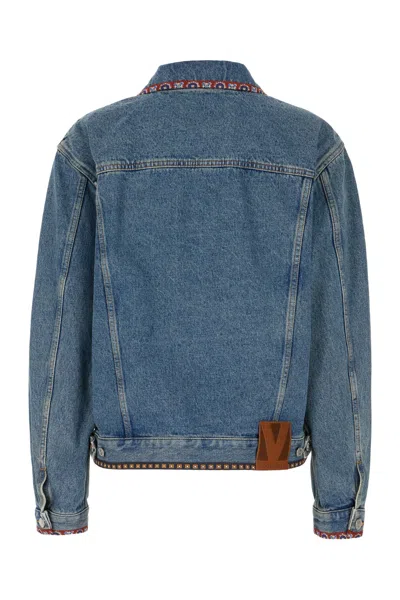 Valentino Denim Jackets Embroideries