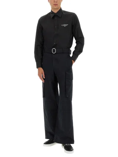 Givenchy Classic Fit Black Button-down Shirt