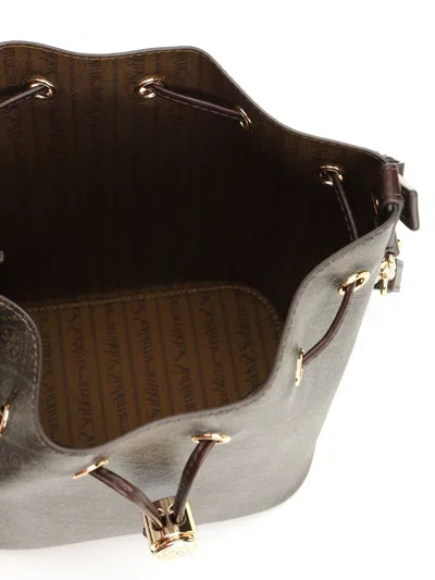 Tory Burch T Monogram Coated Canvas Bucket Bag Crossbody Bags Beige