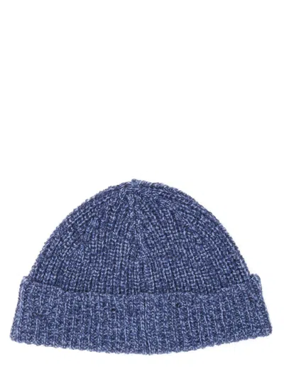 Marni Beanie Hat With  Mending Embroidery