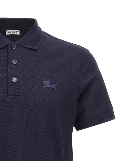 Burberry Embroidered Logo Polo Shirt