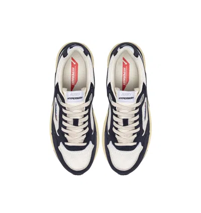 Autry Hyperway Lowsuebic Mesh Spblu Silv Sneakers In Blue