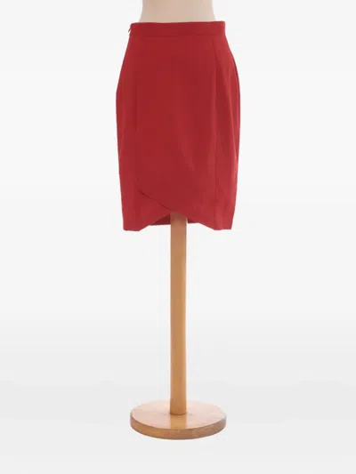 Pre-owned Mugler Scalloped-hem Wool-blend Suit