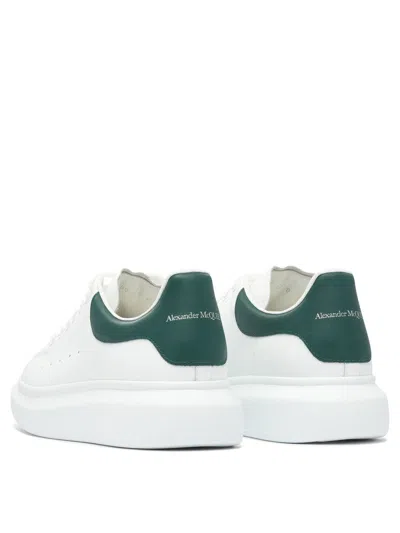 Alexander Mcqueen Suede Upper Sneakers With Oversized Rubber Sole In Green