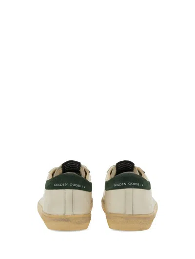 Golden Goose Super Star Leather Upper Toe And Tongue Suede Heel Sneakers Grey In Neutral