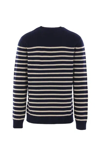 Valentino Garavani Crewneck Sweater With Bold Jacquard Motif In Black
