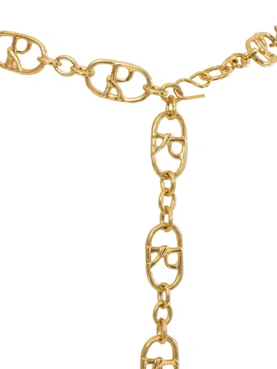 Pre-owned Roberta Di Camerino Logo-plaque Chain-link Belt