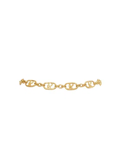 Pre-owned Roberta Di Camerino Logo-plaque Chain-link Belt
