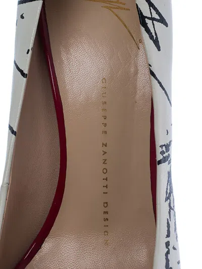 Pre-owned Giuseppe Zanotti 120mm Abstract-pattern Print Heeled Pumps