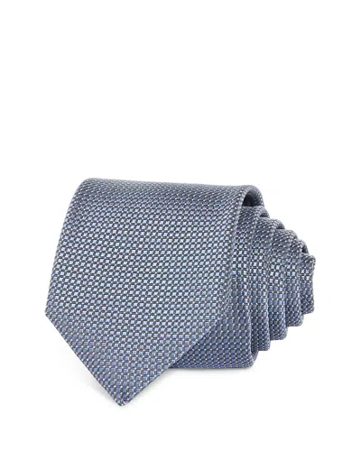 Hugo Boss Classic Grid Tie In Gray