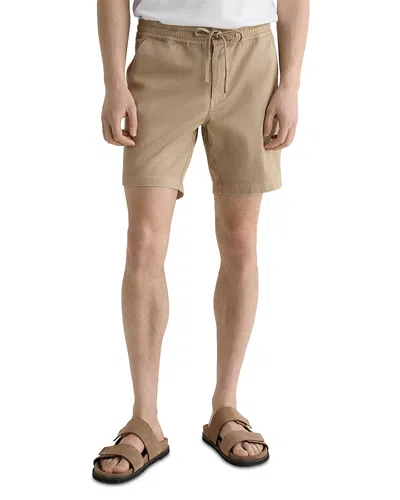 Ag Oliver Relaxed Fit Drawstring Shorts In Brown