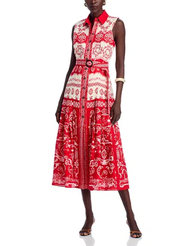 Saloni Nya Dress Vermillion Riviera Plmt