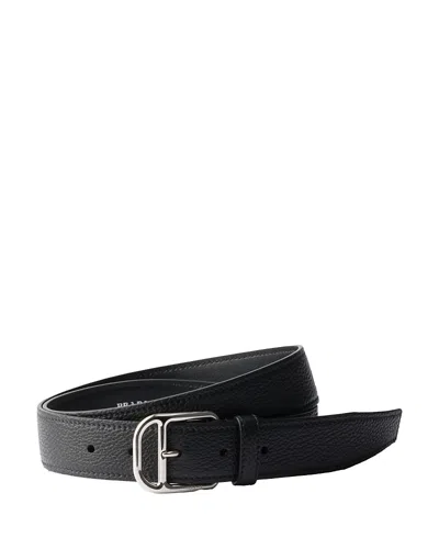 Prada Leather Belt In Black