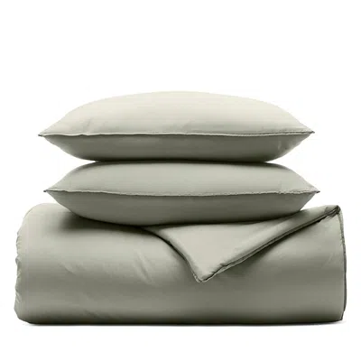 Boll & Branch Signature Comforter Set, Full/queen In Green