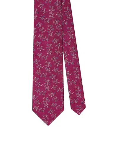 Robert Talbott Robert Floral Vine Best Of Class Necktie In Pink