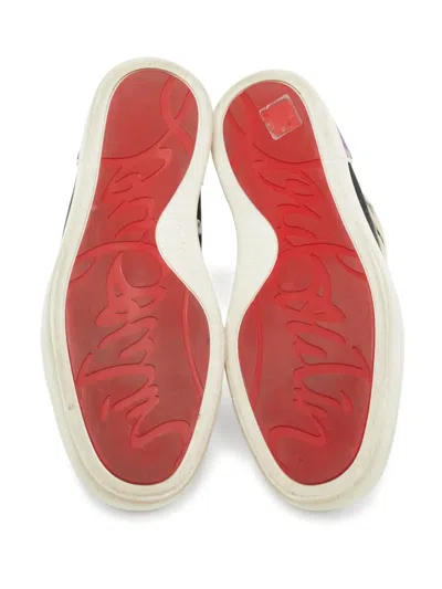 Pre-owned Christian Louboutin Tie-dye High-top Sneakers