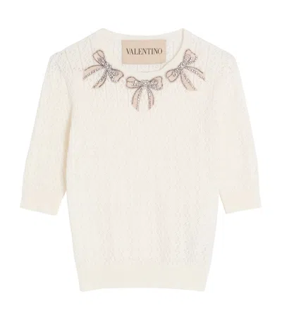 Valentino Embroidered Cotton Top