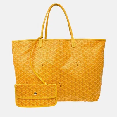 Pre-owned Goyard Yellow St.louis Gm Tote Bag