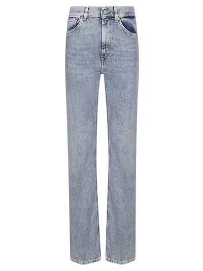 Dondup Wide Leg High Waist Denim Jeans