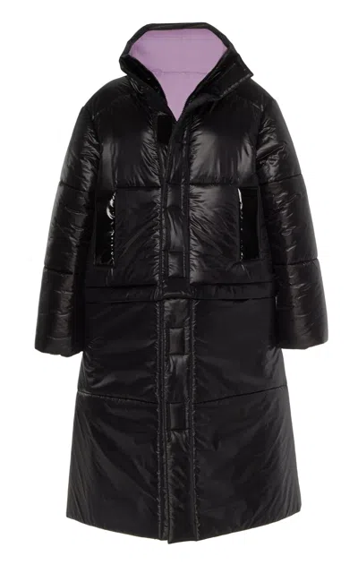 Caalo Reversible Convertible Sustainable Down Coat In Black