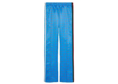 Pre-owned Gucci Women's  X Adidas Jogging Pants In Blue
