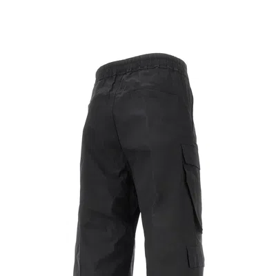 Rick Owens 'cargobelas' Stretch Cotton Pants In Black