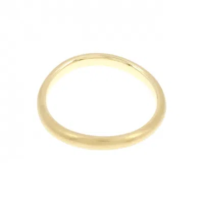 Pre-owned Agete Yellow Band Ring ()