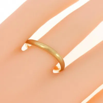 Pre-owned Agete Yellow Band Ring ()
