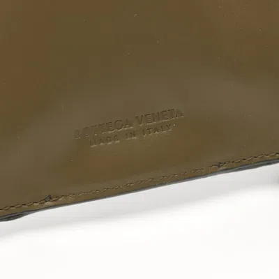 Pre-owned Bottega Veneta Black Leather Wallet (tri-fold) ()